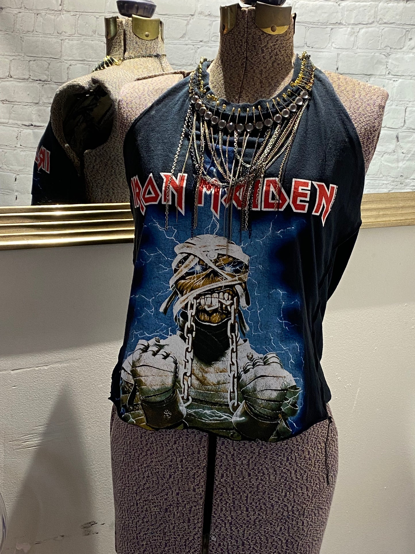 Iron Maiden Vintage Necklace Halter