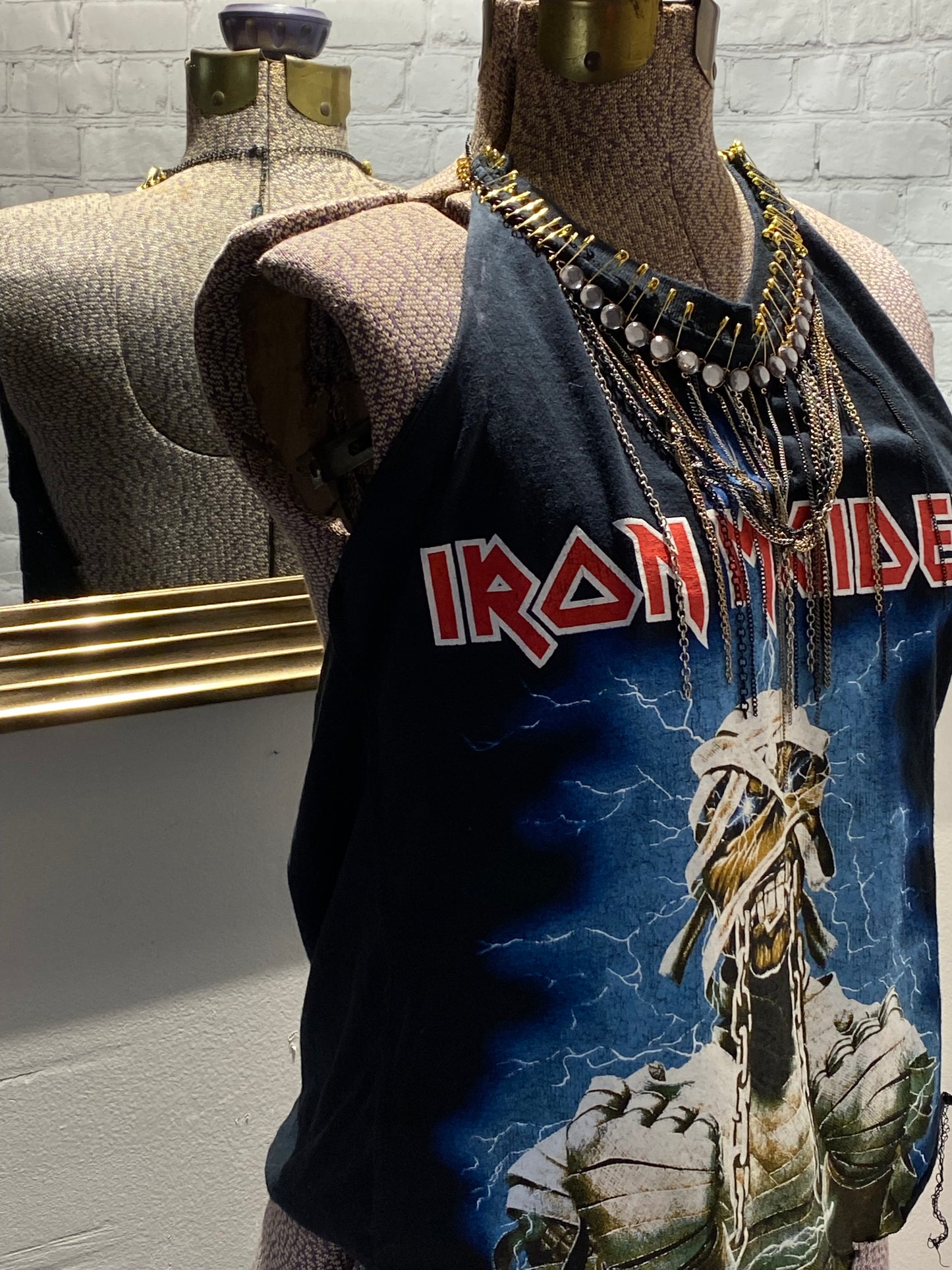 Iron Maiden Vintage Necklace Halter